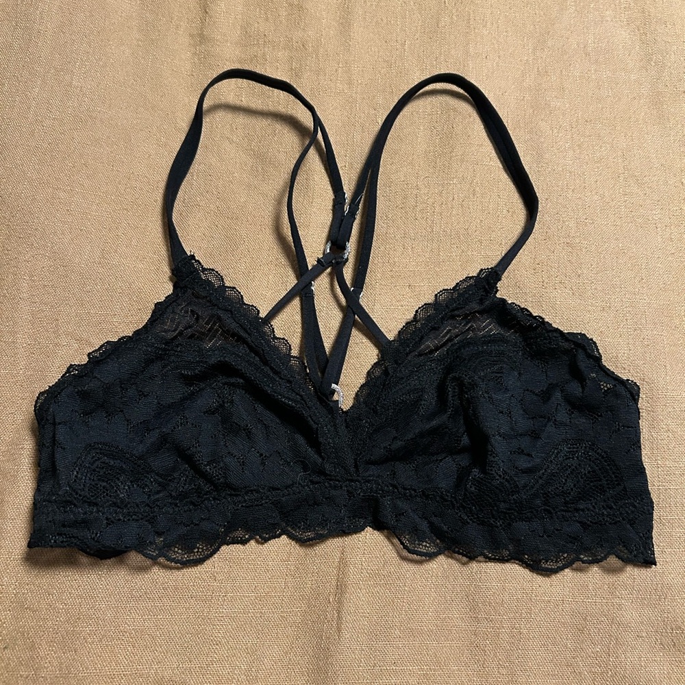 Aerie Black Lace Bralette